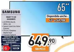 Unieuro Samsung SMART TV LED UE65DU8070 offerta
