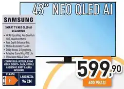 Unieuro Samsung smart TV NEO QLED AI QE43QN90D offerta