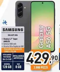 Unieuro Samsung galaxy A56 offerta