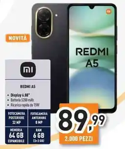 Unieuro REDMI A5 offerta