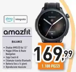 Unieuro amazfit Balance offerta