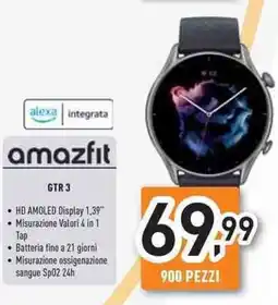 Unieuro amazfit GTR 3 offerta
