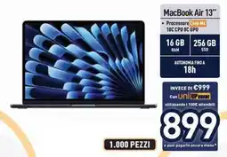 Unieuro MacBook Air 13" offerta