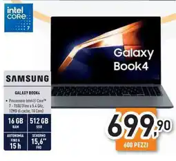 Unieuro Samsung galaxy book4 offerta