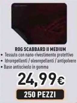 Unieuro Asus Rog scabbard II medium offerta