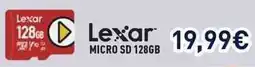 Unieuro Lexar MICRO SD 128GB offerta