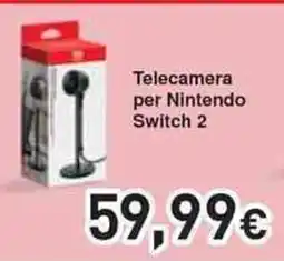 Unieuro Telecamera per Nintendo Switch 2 offerta