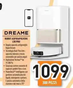 Dreame robot aspirapolvere L50 PRO