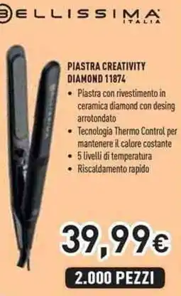 Unieuro Bellissima piastra creativity diamond 11874 offerta