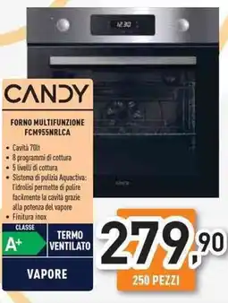 Unieuro Candy forno multifunzione FCM955NRLCA offerta