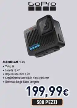 Unieuro GoPro Action cam hero offerta