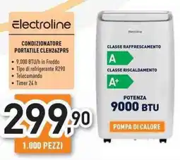 Unieuro Electroline condizionatore portatile CLEH26ZPR5 offerta