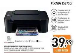 Unieuro Canon Pixma TS3750i offerta