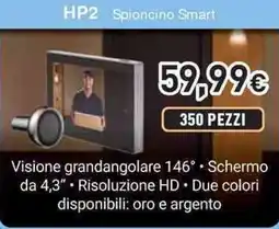 Unieuro EZVIZ HP2 Spioncino Smart offerta