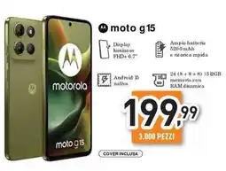 Unieuro Motorola moto g 15 offerta