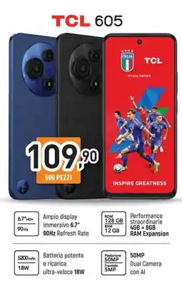 Unieuro TCL 605 offerta