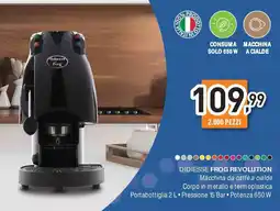 Unieuro Didiesse frog revolution macchina da caffè a cialde offerta