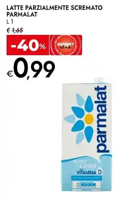 Bennet Parmalat latte parzialmente scremato offerta