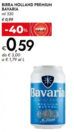 Bennet Bavaria birra holland premium offerta