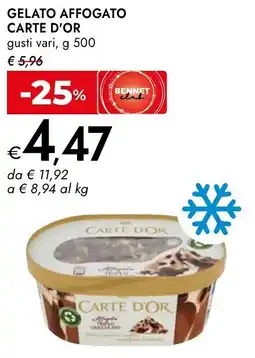 Bennet Carte d'or gelato affogato offerta