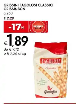 Bennet Grissinbon grissini fagolosi classici offerta