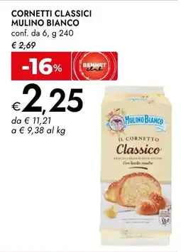 Bennet cornetti classici offerta
