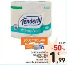 Spazio Conad Tenderly carta igienica kilometrica offerta