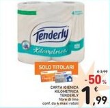 Spazio Conad Tenderly carta igienica kilometrica offerta