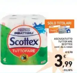 Spazio Conad Scottex asciugatutto tuttofare offerta