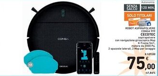 Spazio Conad ROBOT ASPIRAPOLVERE CONGA 999 CECOTEC offerta