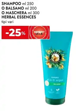 Bennet Herbal essences shampoo o balsamo o maschera offerta