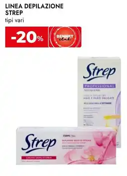 Bennet Strep linea depilazione offerta