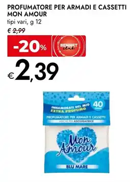 Bennet Mon amour profumatore per armadi e cassetti offerta
