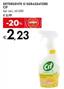 Bennet Cif detergente o sgrassatore offerta