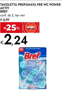 Bennet Activ bref tavoletta profumata per wc power offerta