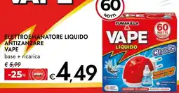 Bennet VAPE Elettroemanatore liquido antizanzare offerta