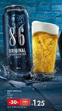 Bennet 8.6 birra original offerta