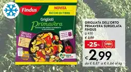 Bennet Findus grigliata dell'orto primavera surgelata offerta