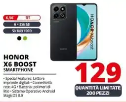 Comet HONOR X6 BOOST SMARTPHONE offerta