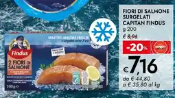 Bennet Capitan findus fiori di salmone surgelati offerta