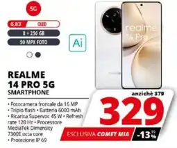 Comet REALME 14 PRO 5G SMARTPHONE offerta