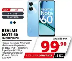Comet REALME NOTE 60 SMARTPHONE offerta