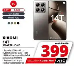 Comet XIAOMI 14T SMARTPHONE offerta