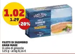PENNY Gran mare filetti di sgombro offerta