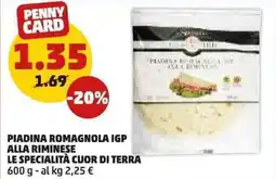 PENNY Le specialità cuor di terra piadina romagnola igp alla riminese offerta