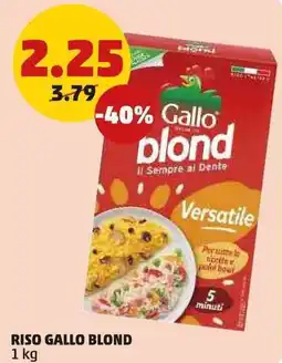 PENNY Riso gallo blond offerta