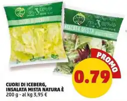 PENNY Cuori di iceberg, insalata mista natura è offerta