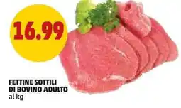 PENNY Fettine sottili di bovino adulto offerta