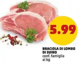 PENNY Braciola di lombo di suino offerta