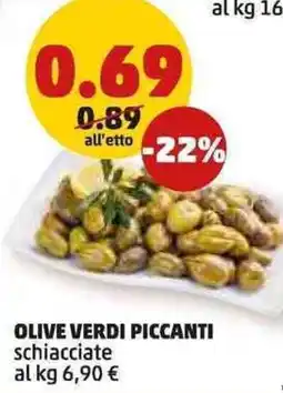 PENNY Olive verdi piccanti offerta